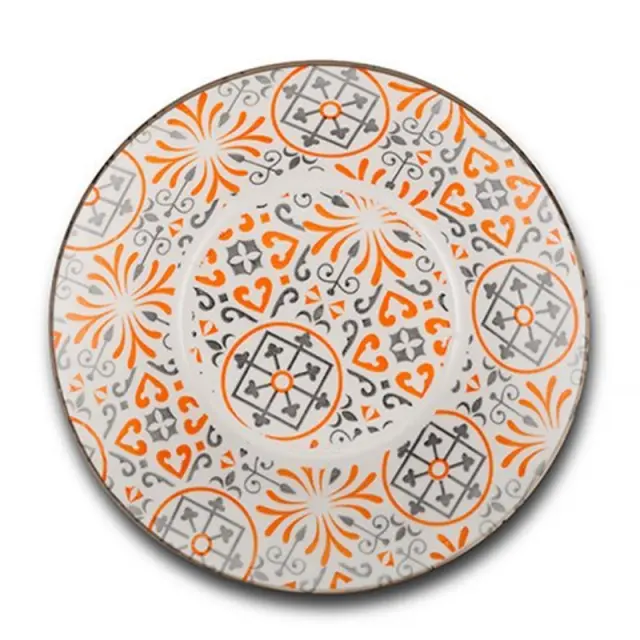 Πιάτο Σούπας Πορσελάνινο "Maiolica orange" 20.5cm 2