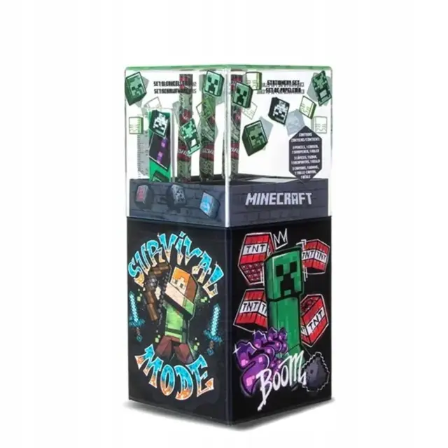 Σχολικό σετ Minecraft Stationery set pencil holder 2