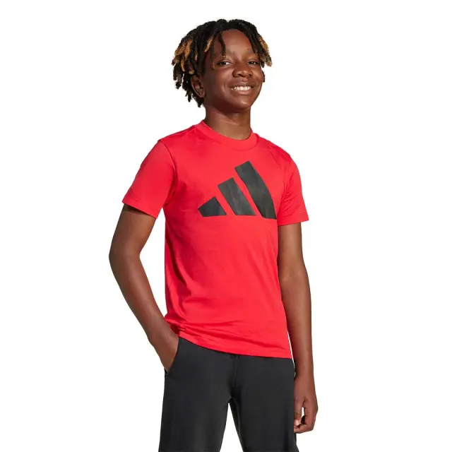 adidas Sportswear Boy's Big Logo 160 Tee Κόκκινο JC9664 (adidas Sportswear) - 128