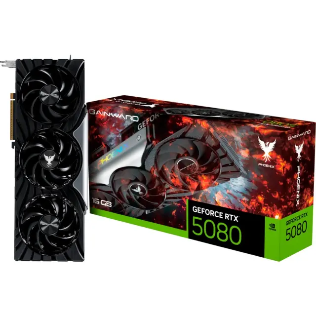 Gainward GeForce RTX 5080 Phoenix (DLSS 4, 3x DisplayPort, 1x HDMI 2.1)