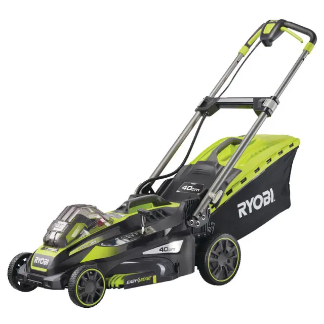RYOBI RLM36X41H-50P Χλοοκοπτική μηχανή πλάτους κοπής 40cm, μπαταρίας 36V με κινητήρα Brushless (περιλαμβάνεται μπαταρία 5.0 Ah και φορτιστής)