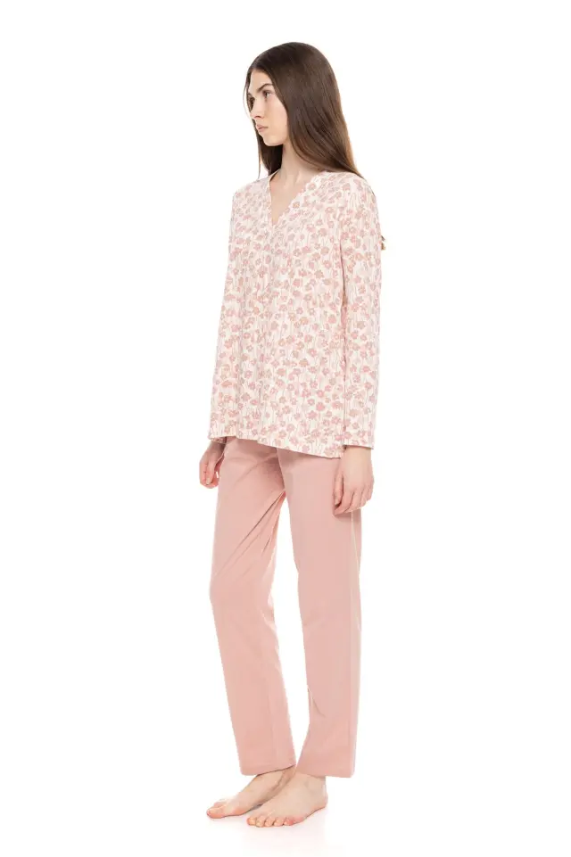 W1598 - Type - PYJAMA V PINK FLOWER 2