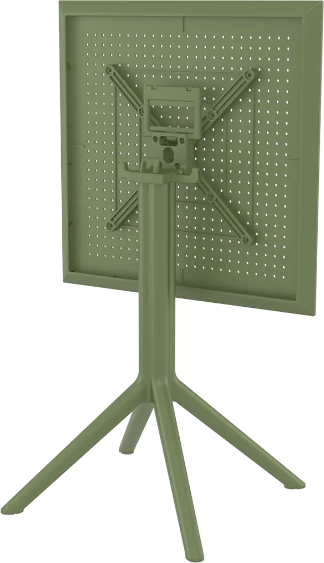 Τραπέζι Πτυσσόμενο SKY Olive Green PP 60x60x74cm 2
