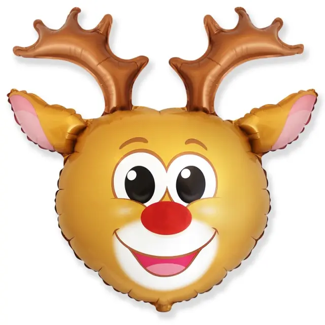 Μπαλόνι Φοιλ Σχήμα Κεφάλι Τάρανδος / 72 x 70 εκ Reindeer