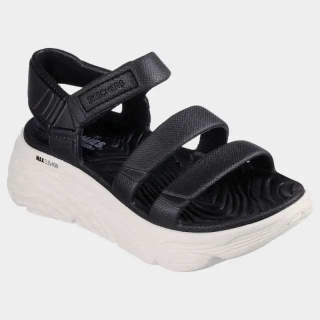 Σανδάλια Skechers Foamies: Max Cushioning - Aura 111126-BKW Μαύρο - 40 3