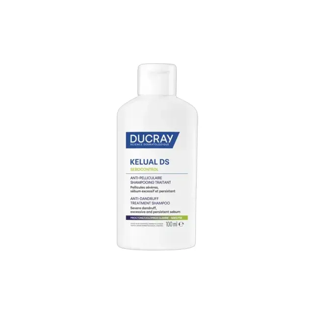 Ducray Kelual DS Sebocontrol Anti-Dandruff Shampoo Σαμπουάν Αγωγής Κατά της Πιτυρίδας 100ml