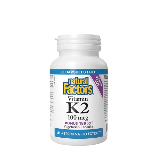 Natural Factors Vitamin K2 100 mcg
