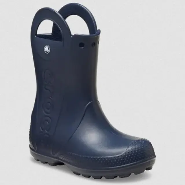 Παιδικές Γαλότσες Crocs Handle Rain Navy (Μεγέθη 28-31) ΜΠΛΕ 2