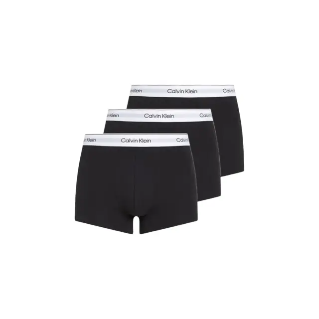 Calvin Klein Ανδρικό Boxer Low Rise Trunk - Τριπλό Πακέτο, Χρώμα Μαύρο