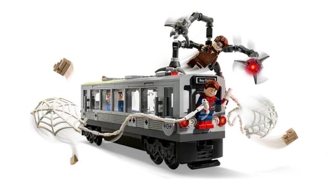 LEGO Super Heroes Spiderman vs Doc Ock Subway Train Scene για 9+ Ετών 393τμχ 3