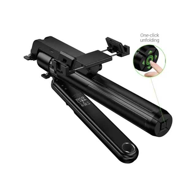 Selfie Stick Hoco K32 Soporte και Τρίποδο για Συσκευές 4.5"- 7" Επεκτεινόμενo εως 1.81m με Τηλεχειριστήριο και Auto Face Tracking Μαύρο 3