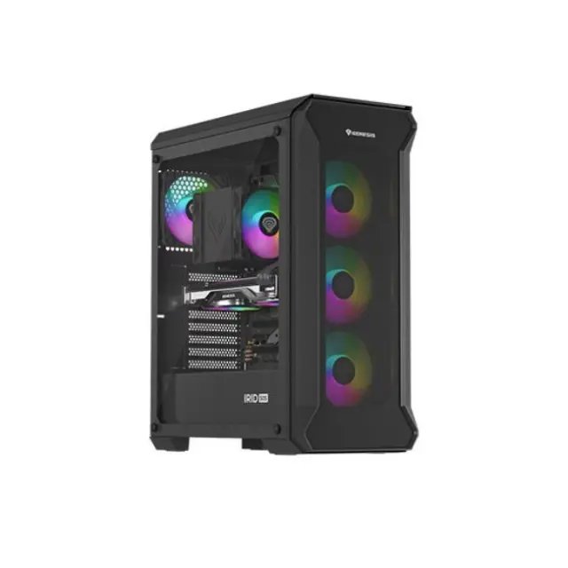Genesis PC Case Irid 505 V2 ARGB ATX Midi Tower Black (NPC-1518)