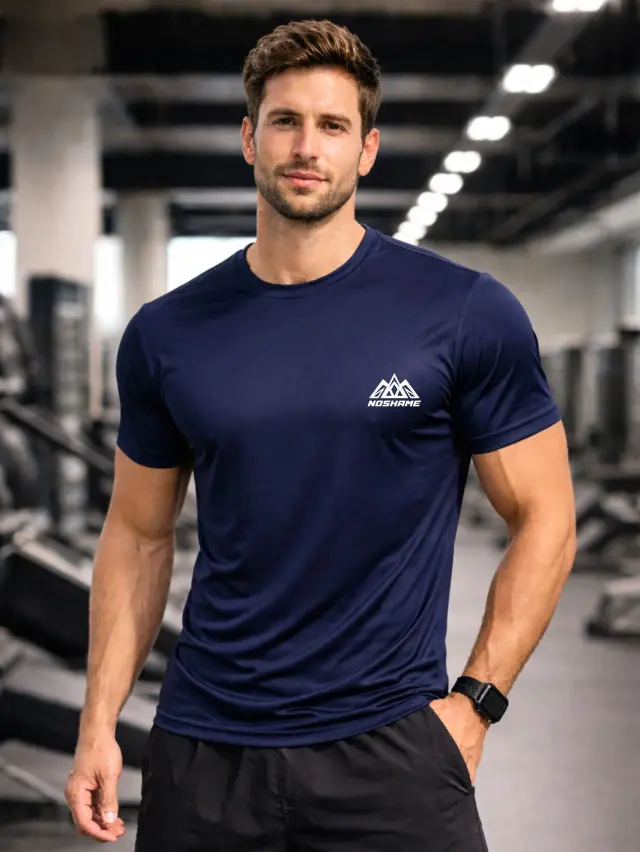 T-shirt Noshame® Navy Dry Fit - 152602 - XXL