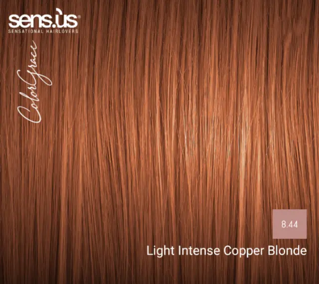 Sensus Color Grace M3K 8.44 Light Intense Copper Blonde 100ml - (μόνιμη βαφή έντονο ανοιχτό χάλκινο ξανθό) 2