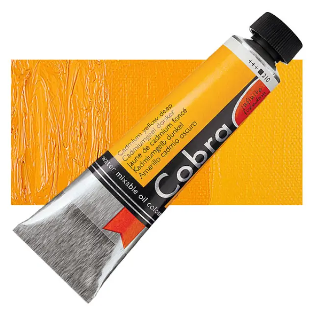 Λάδι Νερού Talens Cobra - 210 Cadmium Yellow Deep - 40ml