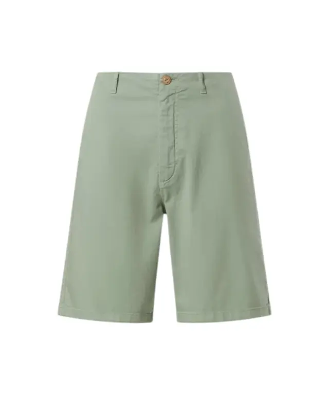 North Sails - Γυναικεία Βερμούδα High-waisted chino 074792-000-0428 Πράσινο Ανοιχτό