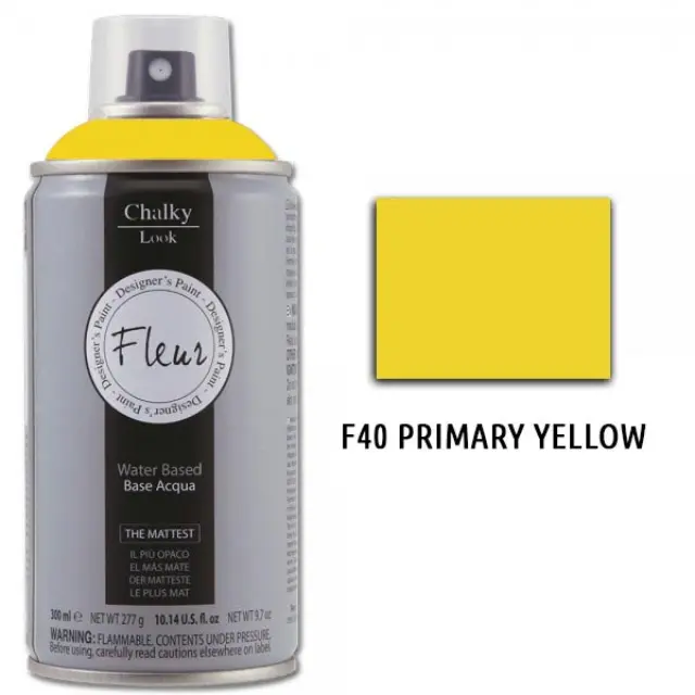 Fleur Σπρέι Κιμωλίας F40 Primary Yellow - 300ml