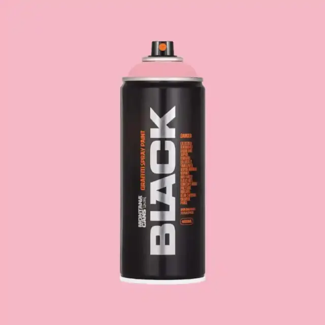 Montana Black Spray Paint 400ml BLK-3100 Miss Piggy