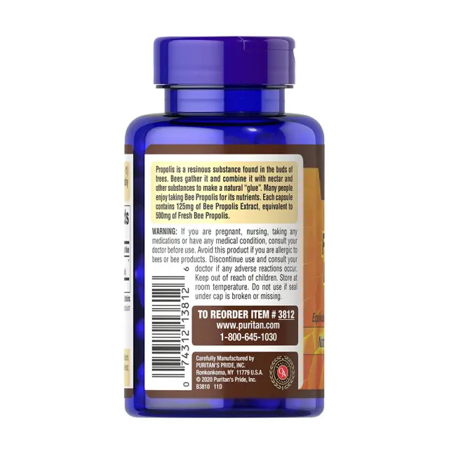 Puritan's Pride Bee Propolis 500 mg 3