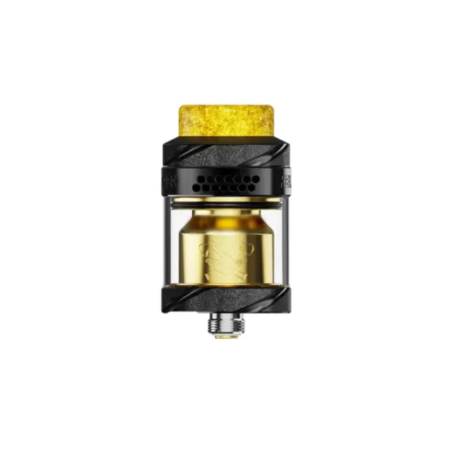Dead Rabbit Solo 2 RTA 24.5mm 4ml - Hellvape - Black Gold