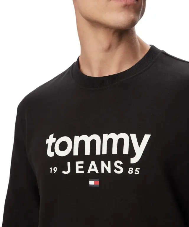 Tommy Hilfiger - Ανδρικό Φούτερ Graphic DM0DM23392-BDS Μαύρο 3