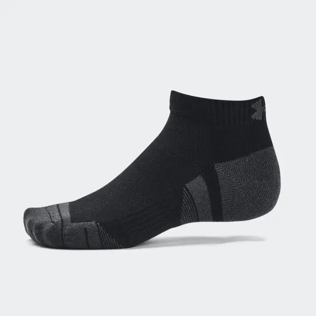 Under Armour Unisex Performance Tech 3 Pack Low Cut Socks Μαύρο 1379504-001 (Under Armour) - Medium 2