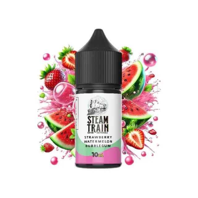 Steam Train Disposable Edition Strawberry Watermelon Bubblegum 10ml/30ml
