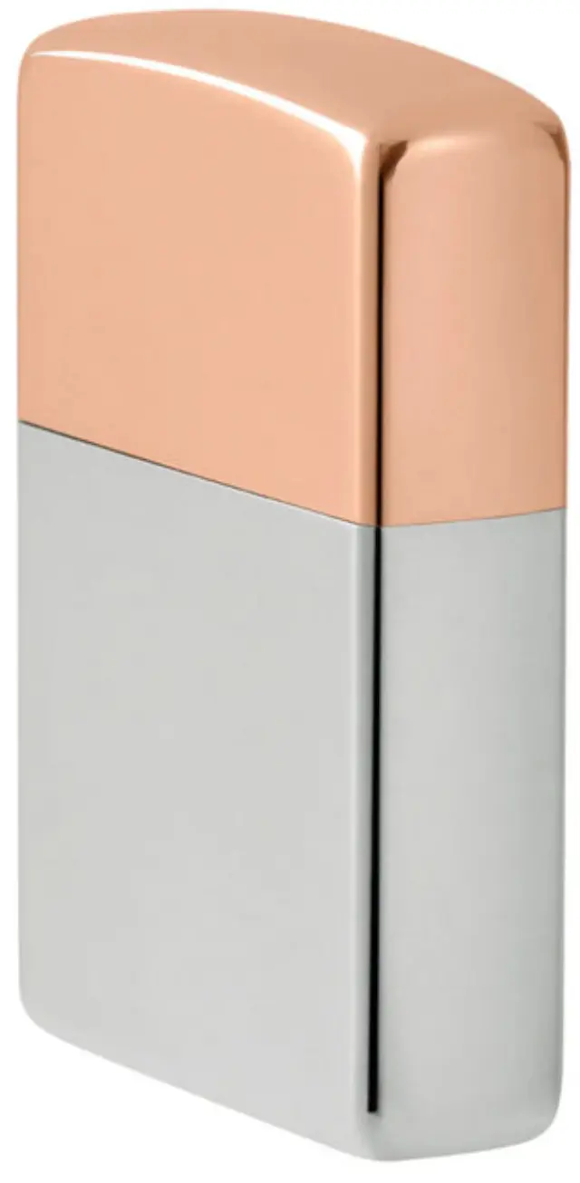 ZIPPO Αναπτήρας Bimetal Case Lighter - Sterling Silver Lid (48695) 3