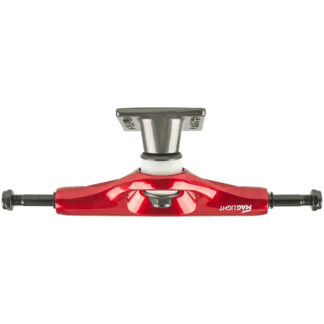 TENSOR Magnesium Light Glossy 5.25 Trucks Red/Gunmetal 8.0" 2 Pack 2