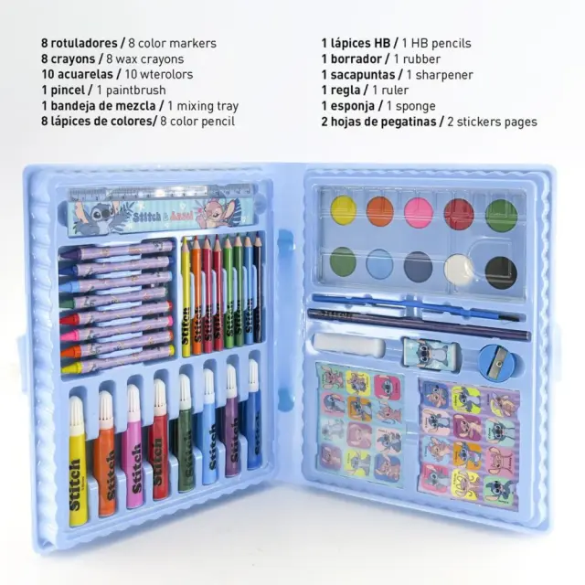 Cerda® Disney Stitch Σετ Ζωγραφικής σε Βαλιτσάκι 2