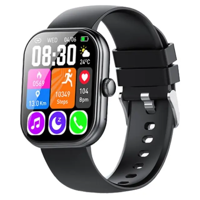 Smartwatch Devia WT6 2.01" Μαύρο N70396