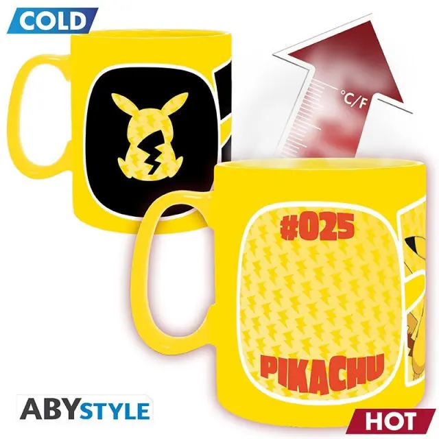 Abysse Pikachu Heat Change Κουπα που αλλαζει Σχεδιο Κεραμικη 460ml 2