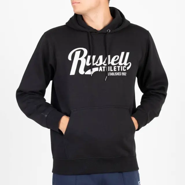 Russell Athletic Established Hoodie (A2032-2-099) - Μαύρο