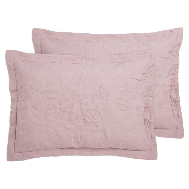 Ζεύγος Μαξιλαροθήκες 50x70+5 Oxford Das Home Happy 9660 Nude 100% Microfiber