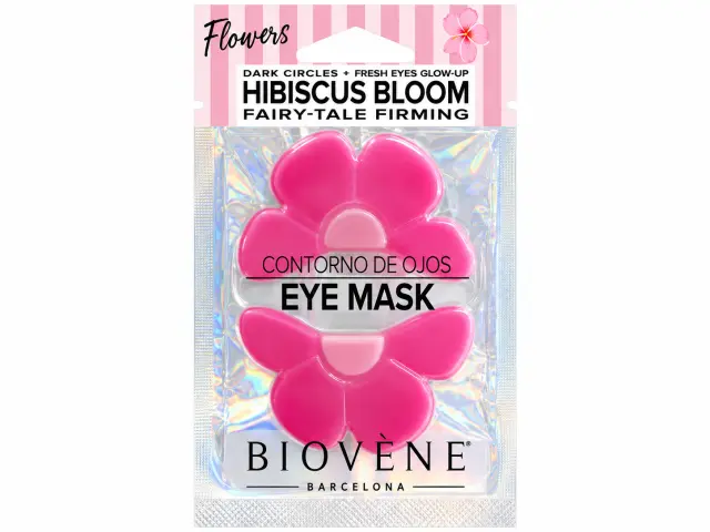 BIOVENE Hibiscus Bloom Eye Patches, 1 Ζευγάρι