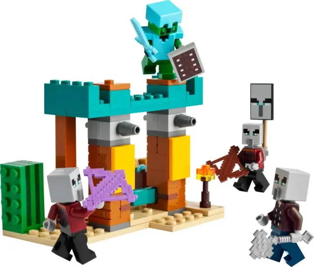 LEGO Minecraft The Illager Desert Patrol για 7+ Ετών 105τμχ 2