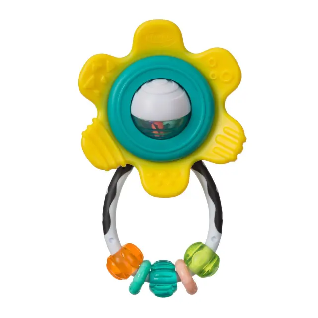 INFANTINO SPIN & RATTLE TEETHER ΚΙΤΡΙΝΟ