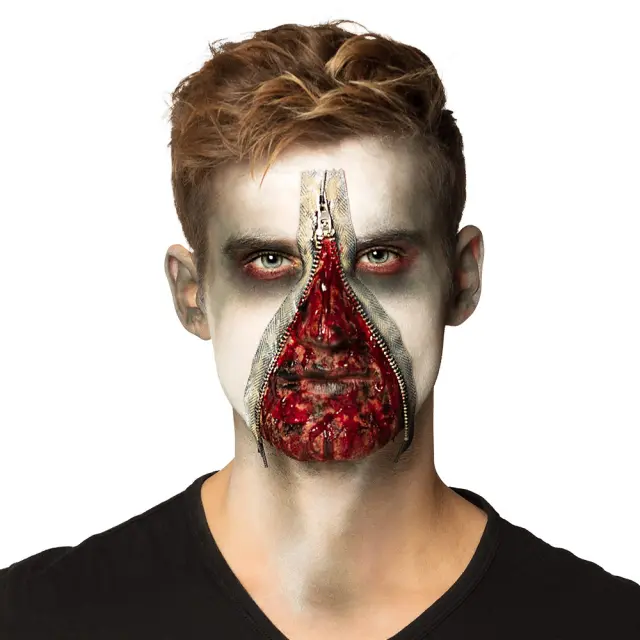 Αποκριάτικο Αξεσουάρ Μακιγιάζ Zombie Zipper (Bolland) (C-345095) 2