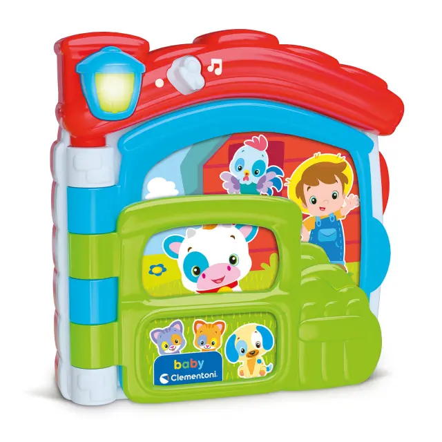 Baby Clementoni Βρεφικό Εκπαιδευτικό Βιβλιαράκι Για 10-36 Μηνών 2
