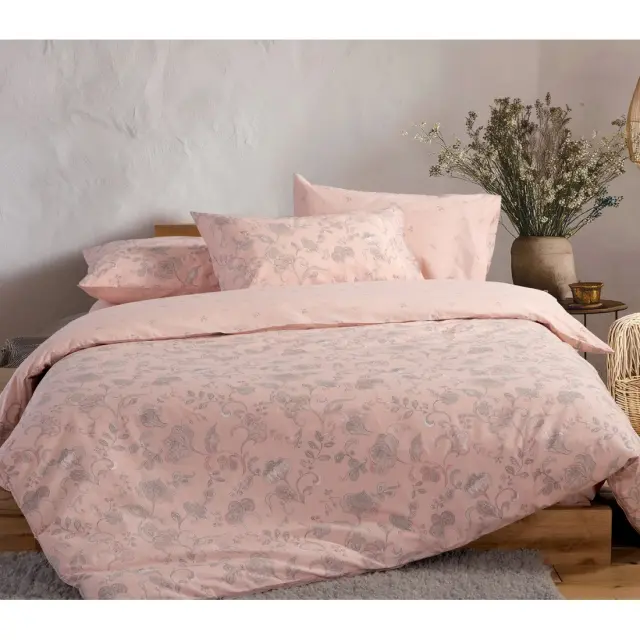 Σετ Παπλωματοθήκη Υπέρδιπλη 3 Τεμαχίων Nef-Nef Carena Pink 240x230 3