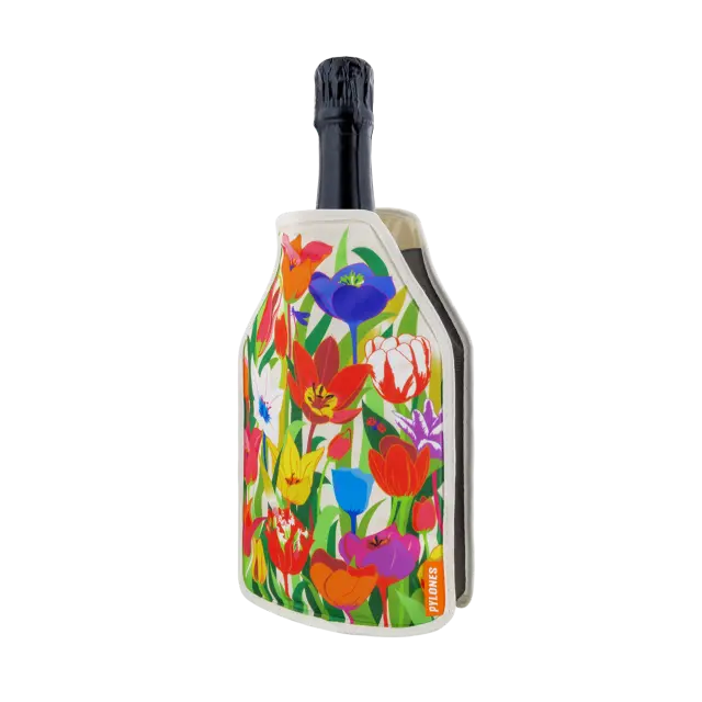 Pylones Ισοθερμικό Κάλυμμα για Μπουκάλι / Bottle Cooler Sleeve: Cool & the Glace (4 σχέδια) Tulipes
