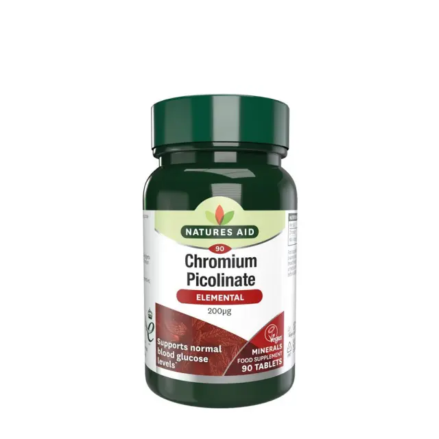 Natures Aid Chromium Picolinate 200 mcg