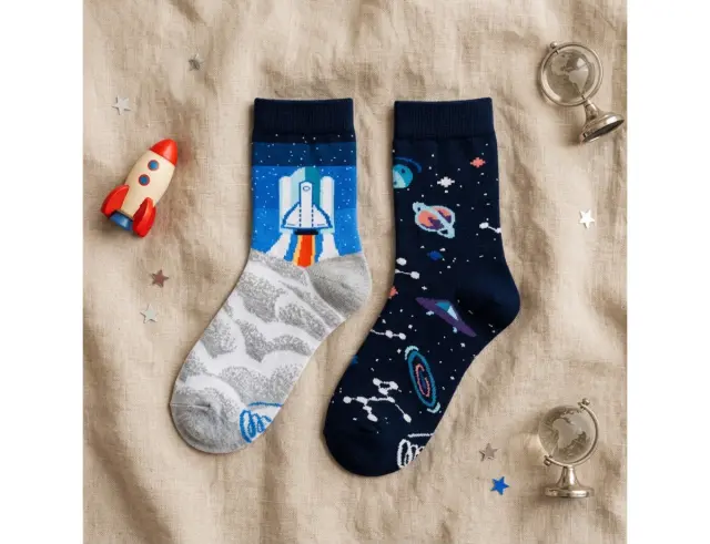 Κάλτσες Space Trip Many Mornings με μέγεθος 27-30 - ΠαιδικέςSpace Trip Kids 27-30