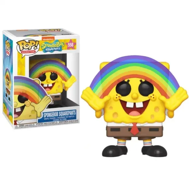Φιγούρα Funko POP! Animation: SpongeBob SquarePants S3 - Spongebob SquarePants with Rainbow #558