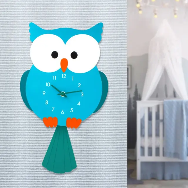 Pylones Επιτοίχιο Εκκρεμές Ρολόι: Dancing Clock (3 σχέδια) Owl 2