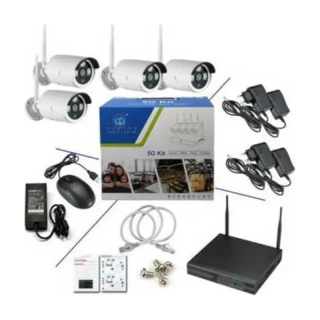 5G Kit Ολοκληρωμένο Σύστημα CCTV με 4 Ασύρματες Κάμερες Ασύρματο Καταγραφικό - Full HD 5G Kit Camera 32011
