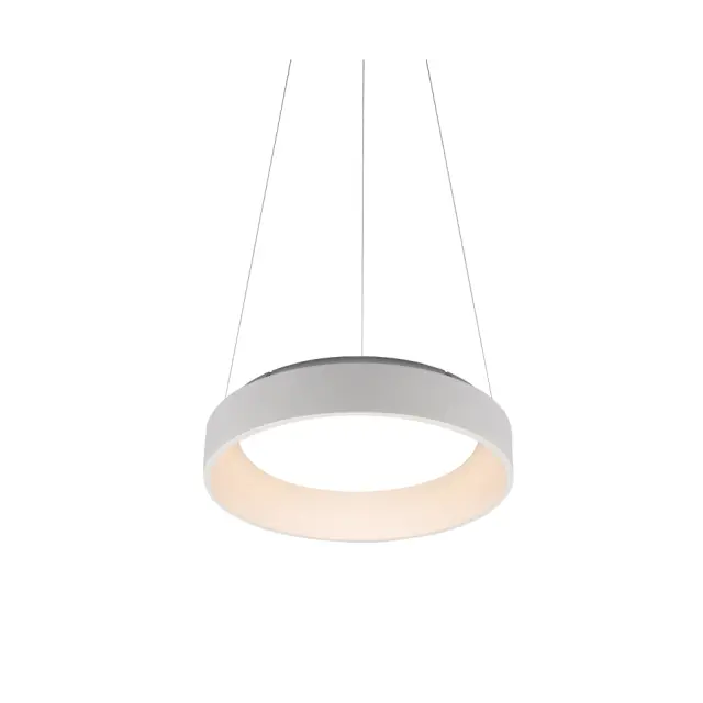 AcaLight Offer NETTO ΦΩΤΙΣΤΙΚΟ ΚΡΕΜΑΣΤΟ ΛΕΥΚΟ ΜΑΤ ΜΕΤΑΛΛΙΚΟ LED 48W 3000K 2630Lm IP20 Φ600Χ1200mm
