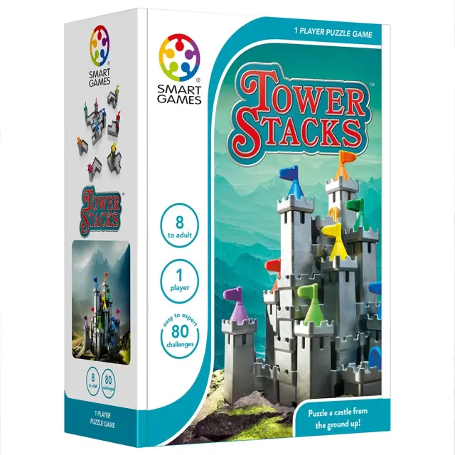 SmartGames Επιτραπέζιο Tower Stacks (80 challenges) (8+ ετών) 152496