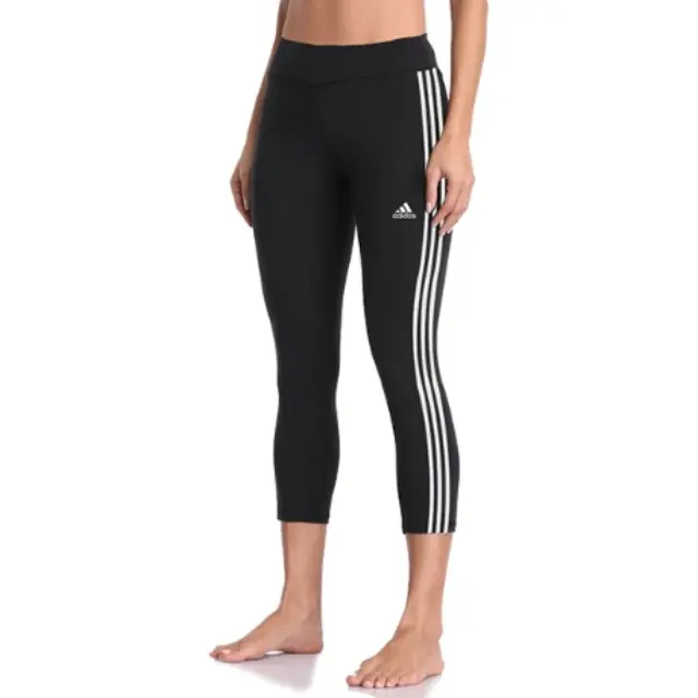 Adidas Designed To Move 3-Stripes 3/4 Παιδικό Κολάν Αθλητικό Κάπρι GN1465 Μαύρο - 14-15 χρονών
