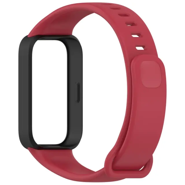 Λουράκι για Xiaomi Smart Band 3/9 Active-Black/Red OEM 2